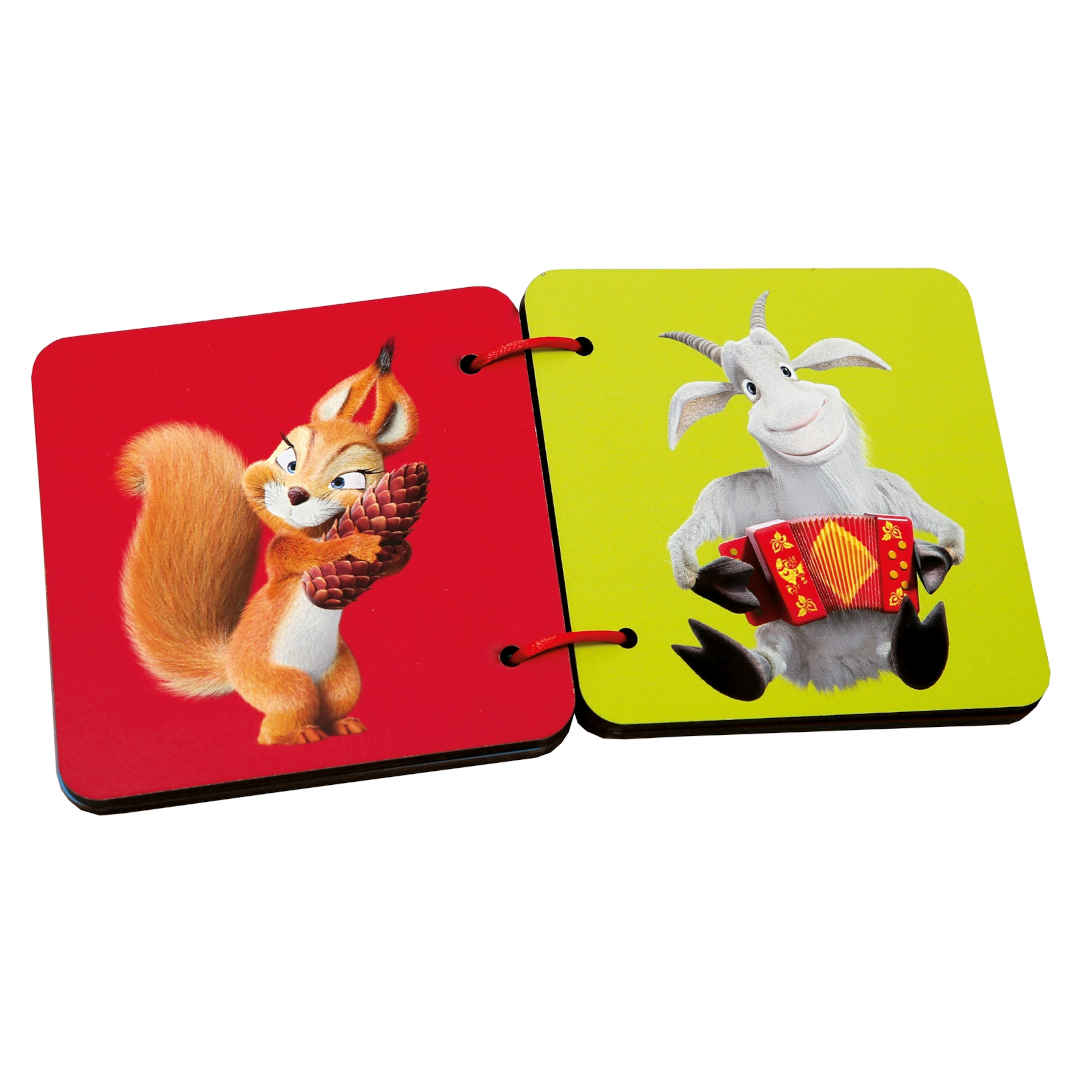 Bino Dřevěná knížka Máša a medvěd