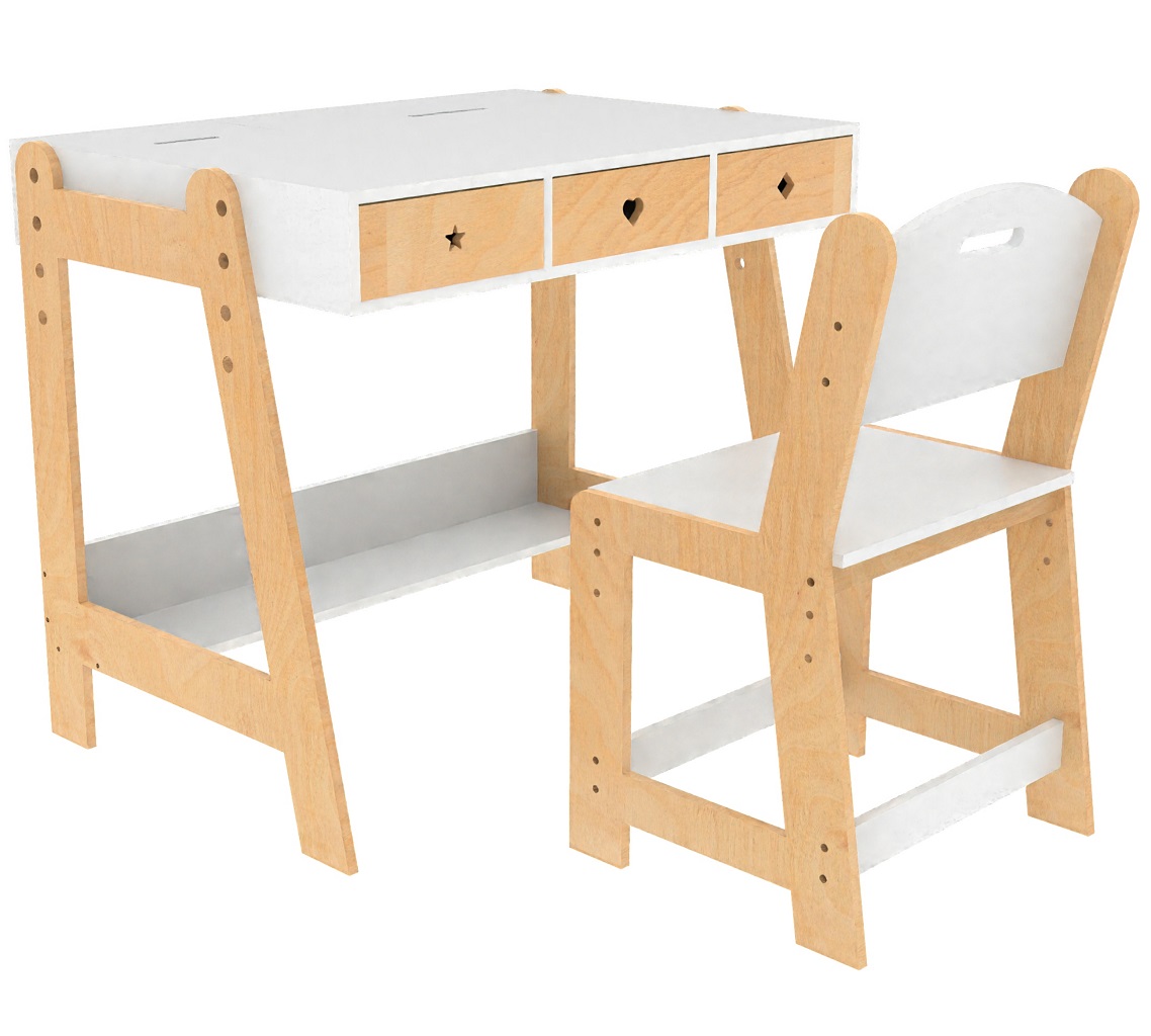 2Kids Toys Dětský rostoucí stůl s židlí