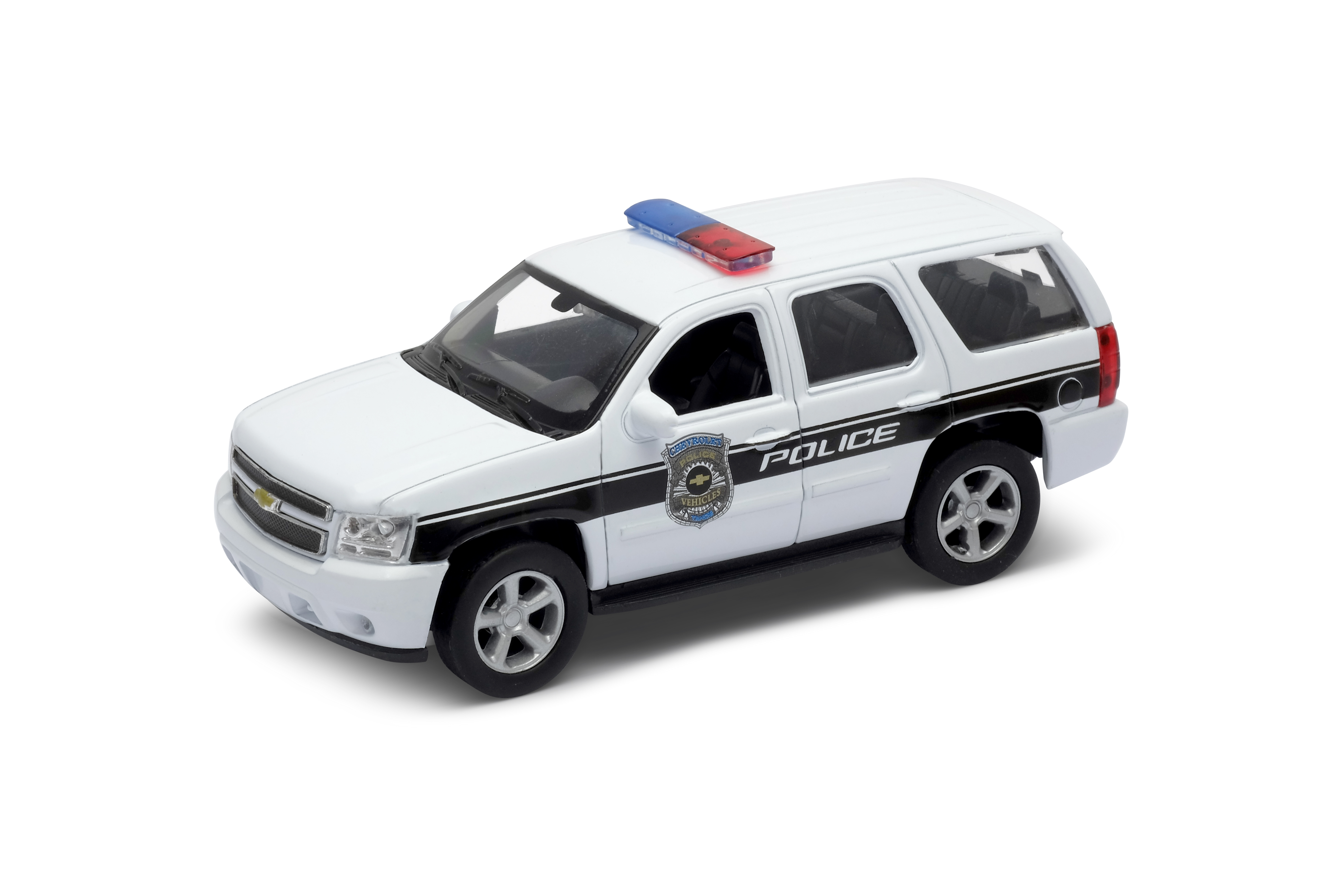 Welly Chevrolet Tahoe 07 POLICE 1:34 bílý