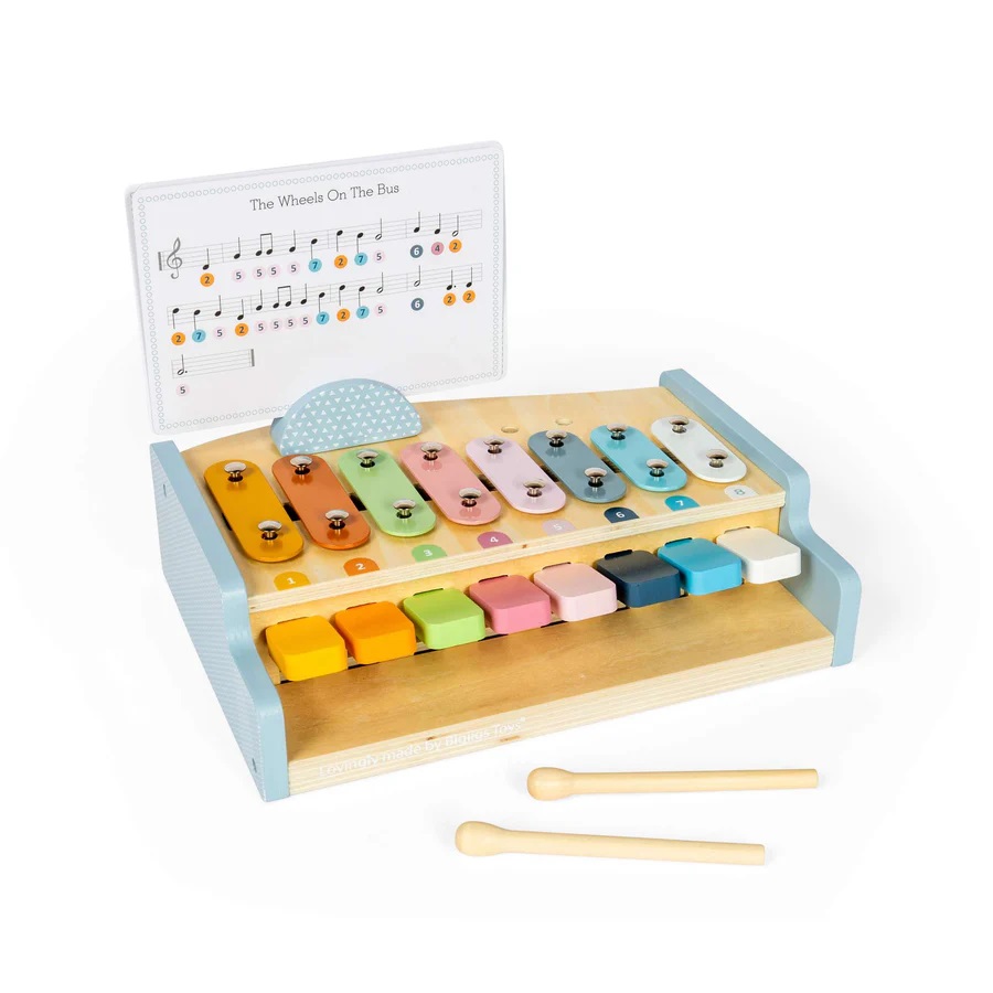 Bigjigs Toys Piano a xylofon 2 v 1