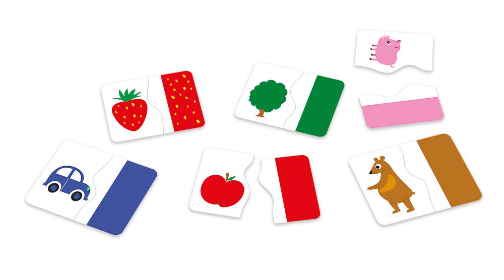 Alexander Poznávání pro nejmenší skládačky barvy a vzory