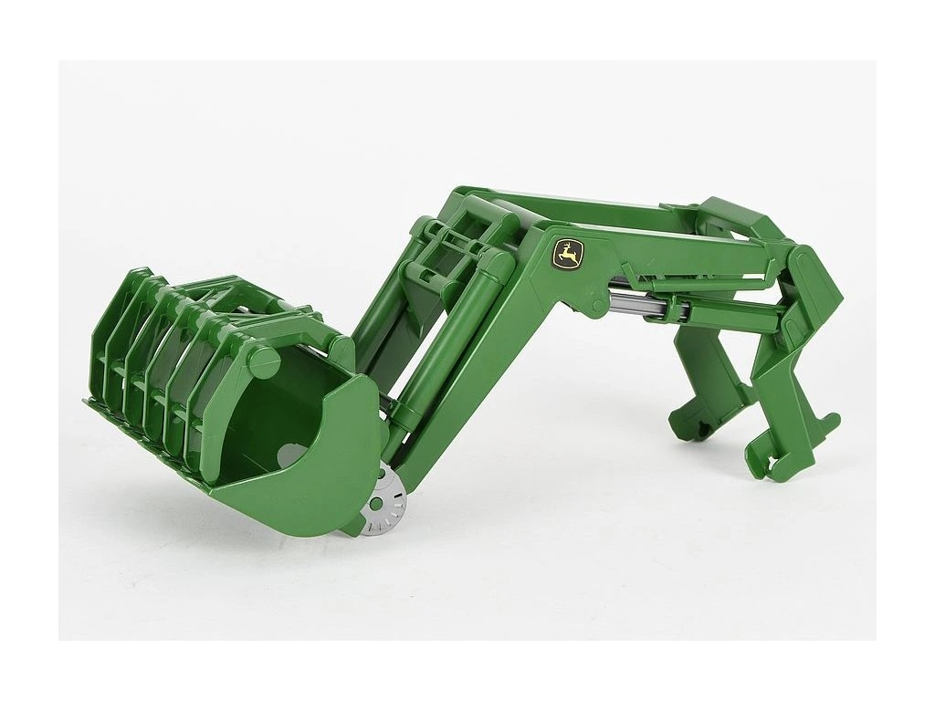 Bruder Čelní nakladač pro traktory John Deere 7R zelený