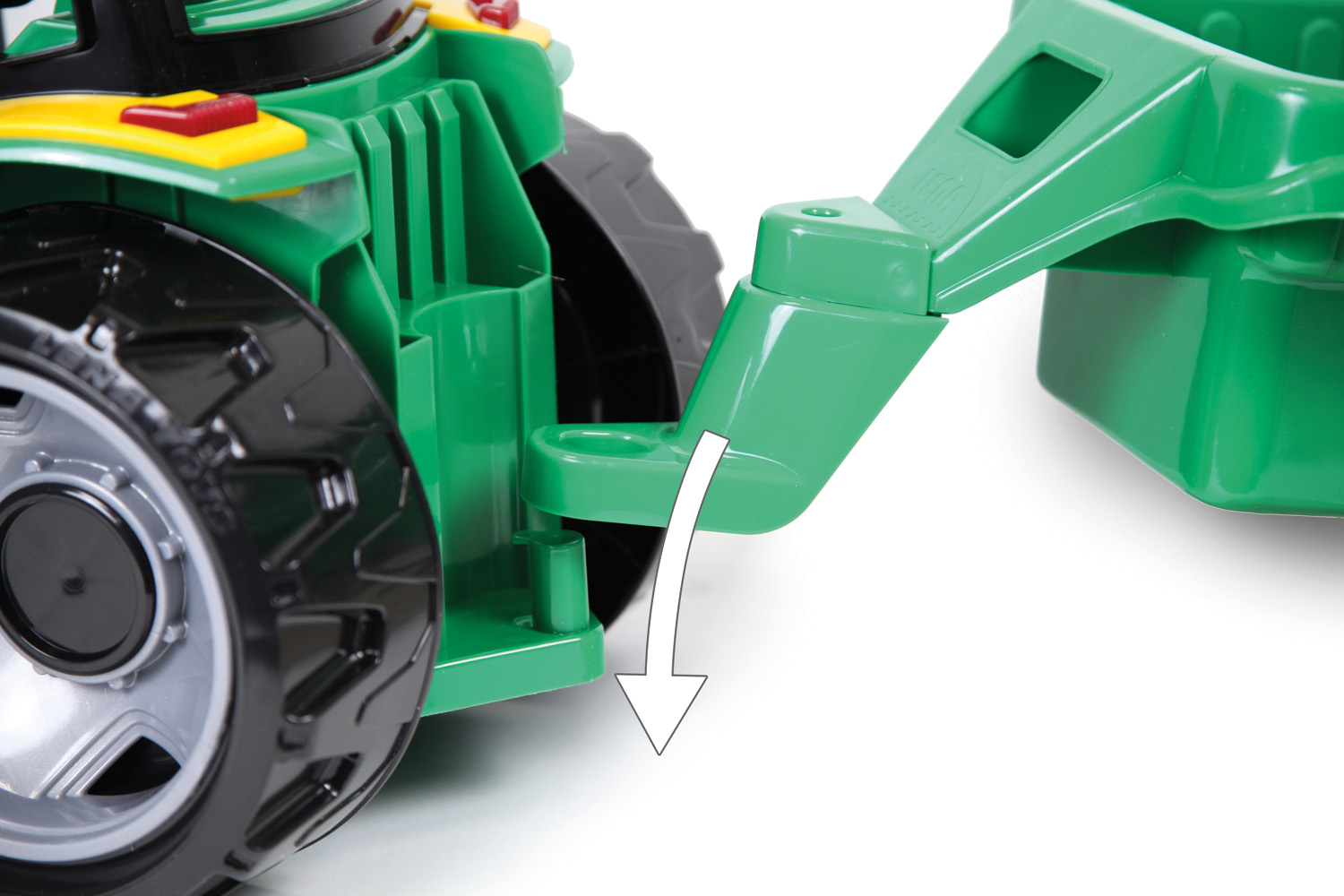 Lena Traktor se lžící a přívěsem