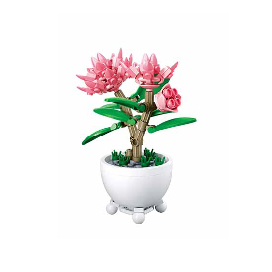 Sluban Flowers M38-B1075C Tropická rostlina v květináči