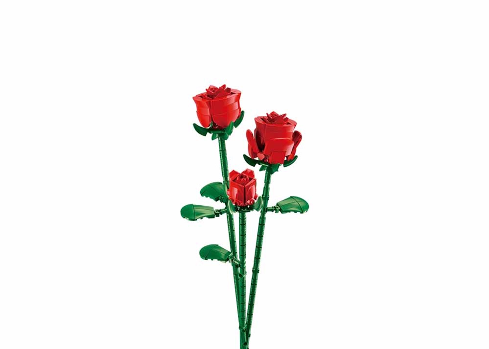 Sluban Flowers M38-B1101-04 Červená růže ve váze