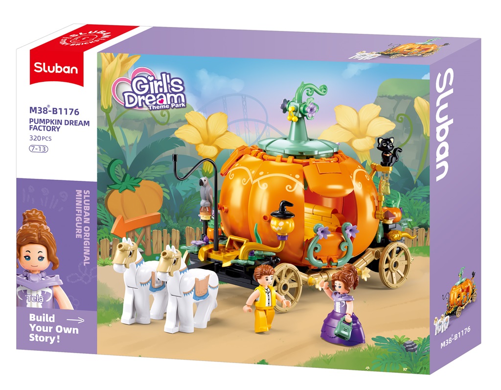 Sluban Girls Dream Pumpkin M38-B1176 Kouzelný dýňový kočár