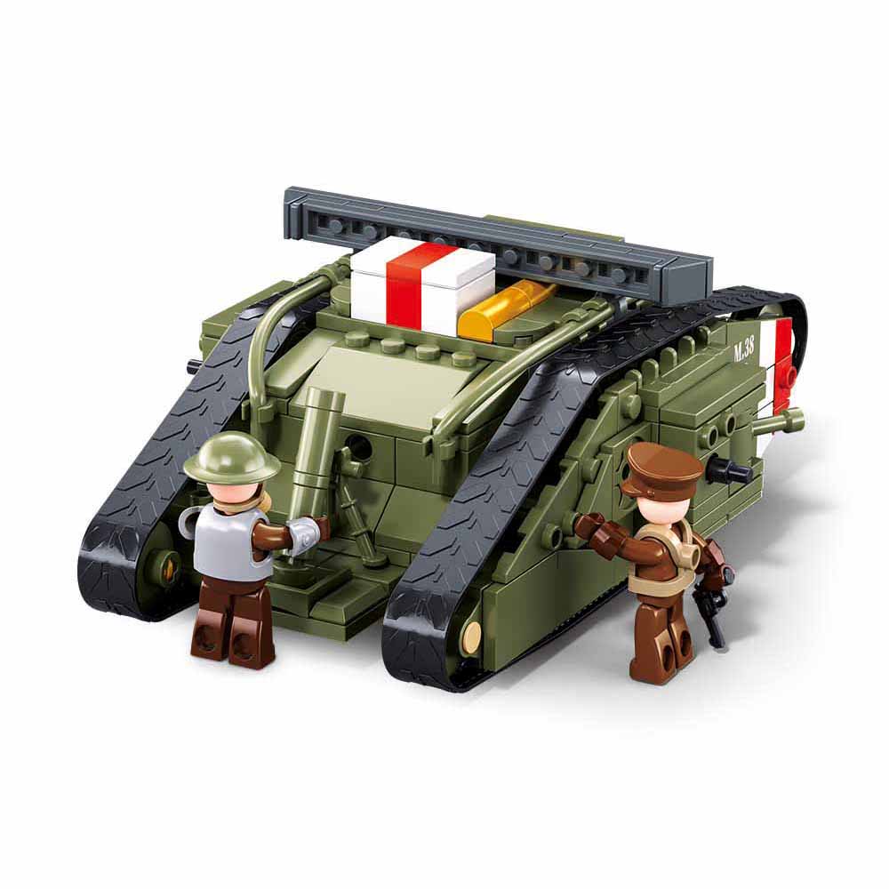 Sluban Army M38-B1296 Tank WWII Mark Vs