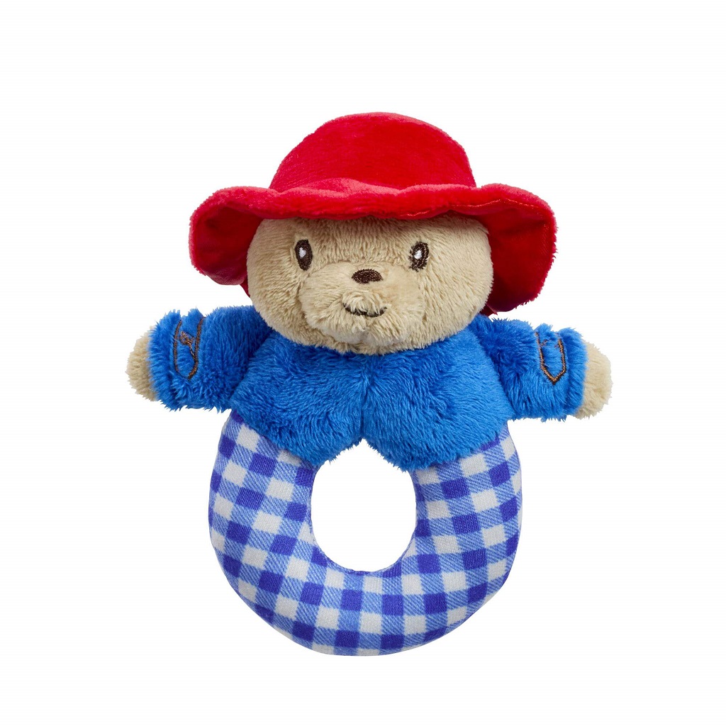 Rainbow Plyšové chrastítko Paddington modré