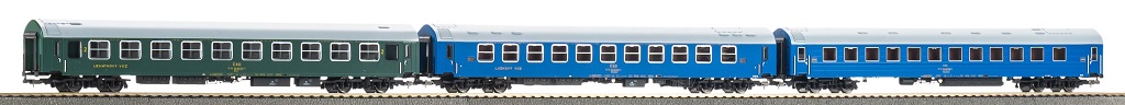 Piko Sada 3 osobních vagónů Y Istropolitan/Dukla ČSD IV - 28319