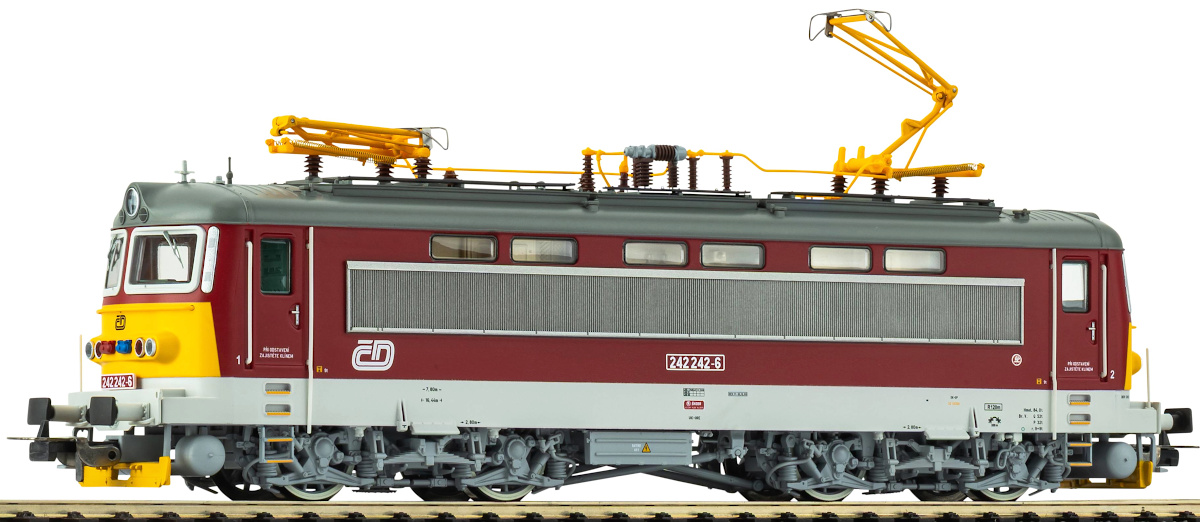 Piko Elektrická lokomotiva Rh 242 ČD V včetně zvukového dekodéru - 97414