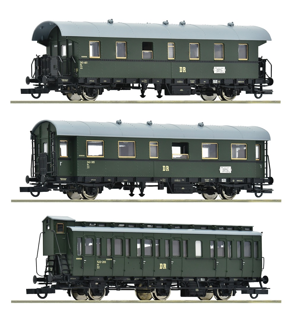 Roco 3dílná sada vedlejšího vlaku DR - 6200131