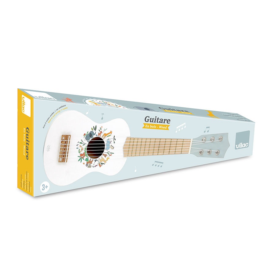 Vilac Dřevěná kytara Zvířata světa Sarah Betz