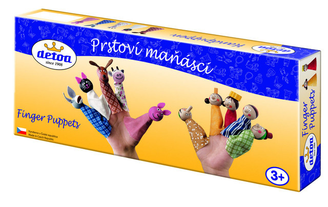 Detoa Prstoví maňásci pohádkové postavičky
